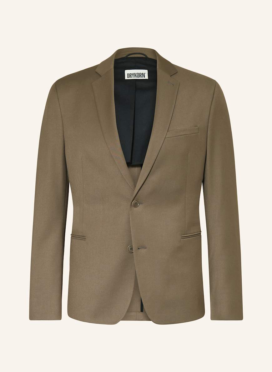 DRYKORN Sakko HURLEY Extra Slim Fit: BRAUN