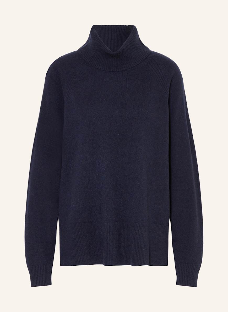 WHISTLES Turtleneck sweater in cashmere in dark blue