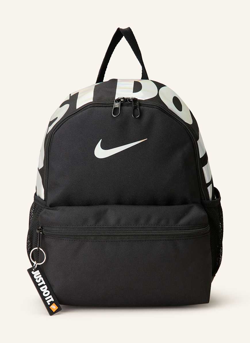 jansport backpack boys Half Pint Mini Strawberry Pink Out exploring in Mount canvas_bag Front pocket with full Color:Sea Digital