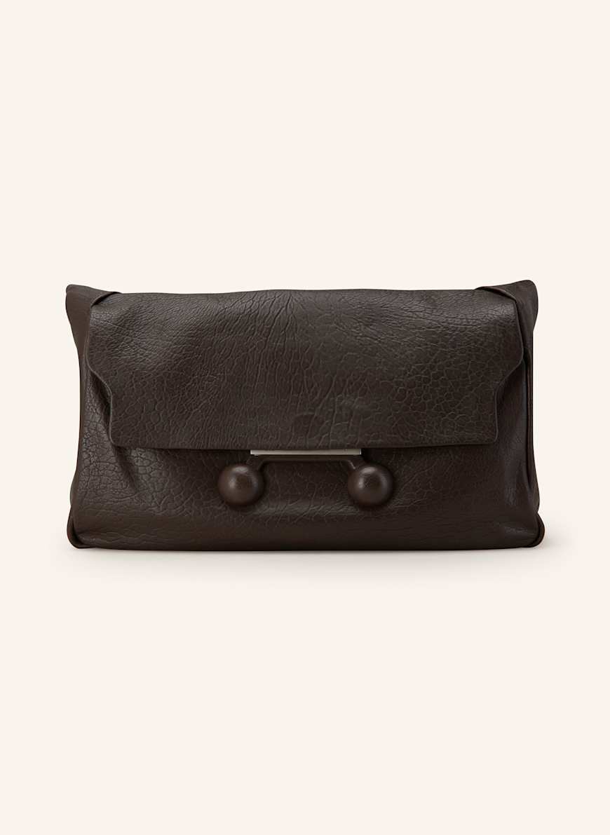 MARNI Shoulder bag TRUNKAROO EXRA LARGE in dark brown