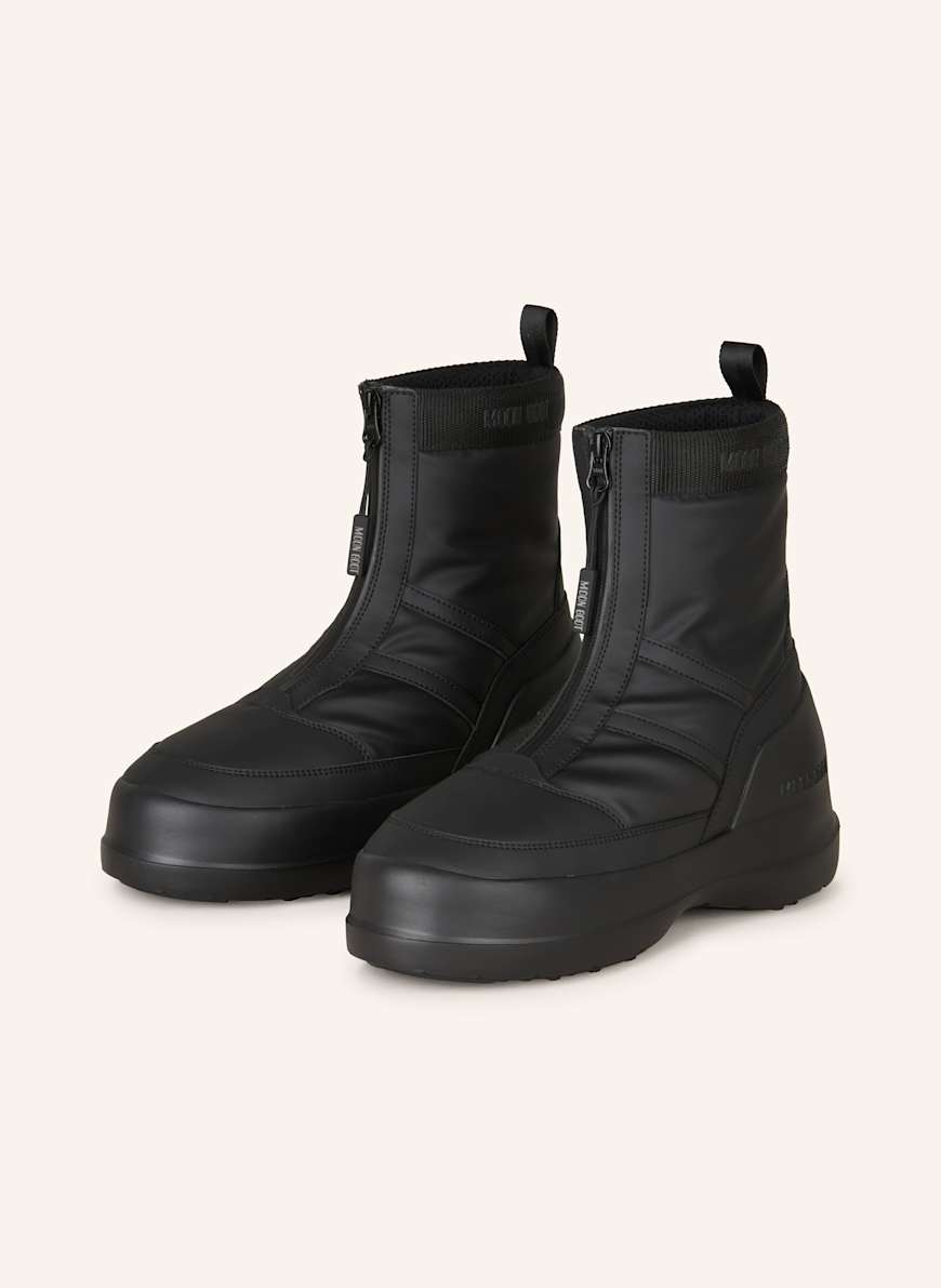 シューズ・サンダルその他 MOON BOOT MB LUNA SUEDE ANKLE BOOTS MOON BOOT Luna suede snow boots | NET-A-PORTER