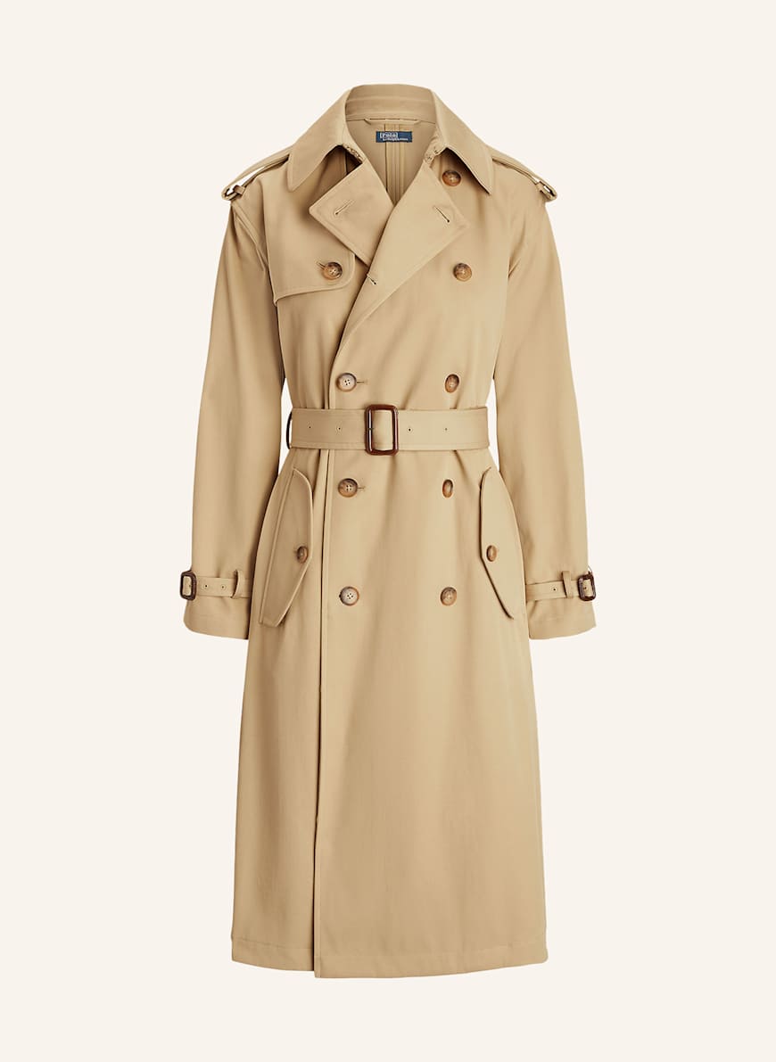 Polo Ralph Lauren Trench Coat一枚袖 ベージュ 90年代 90s ポロラルフローレン シングルラグラン ロングコート