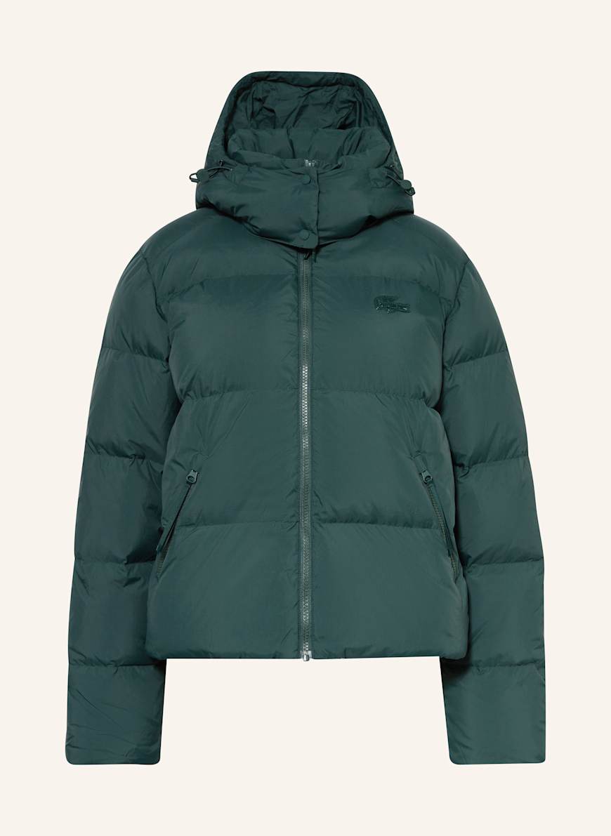 LACOSTE Daunenjacke mit abnehmbarer Kapuze: PETROL