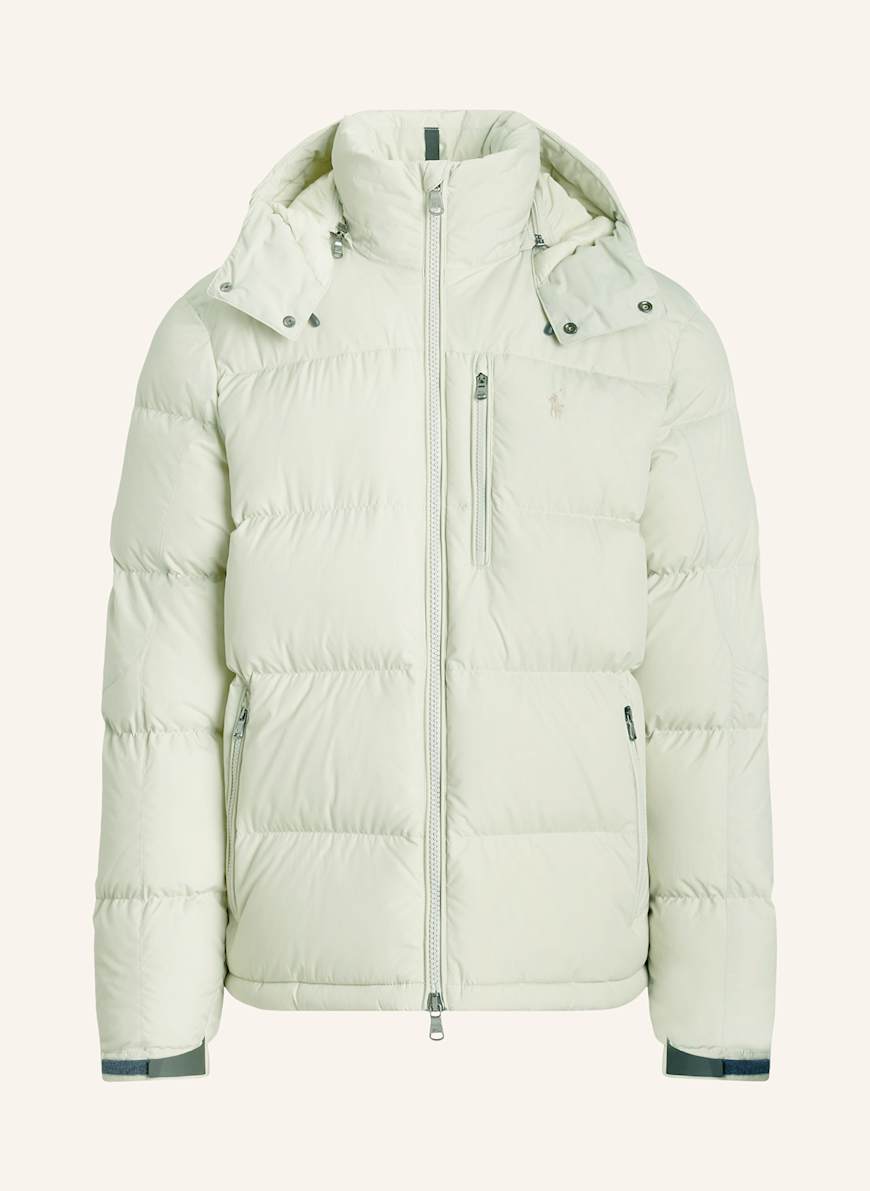 POLO RALPH LAUREN Daunenjacke mit abnehmbarer Kapuze: CREME