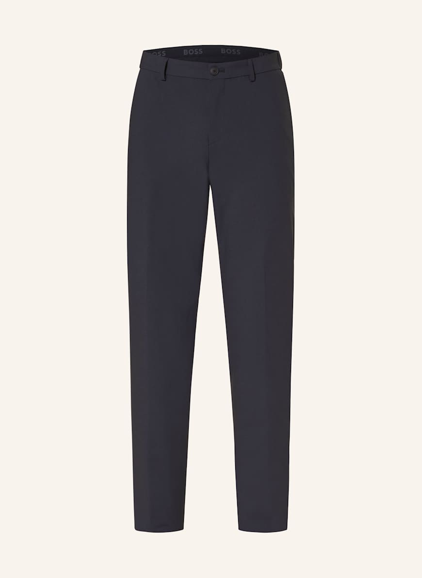 BOSS Suit trousers P-GENIUS slim fit in 404 dark blue