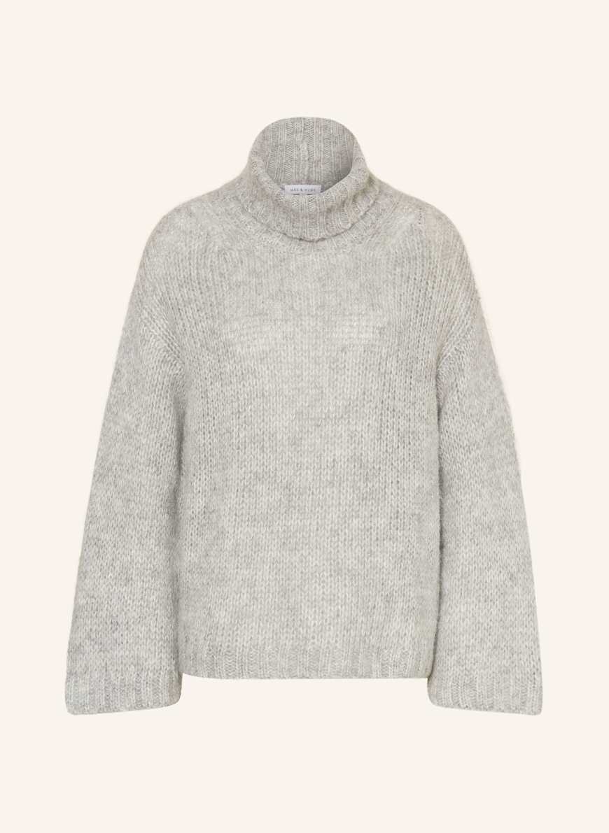 MRS HUGS Rollkragenpullover mit Alpaka in grau