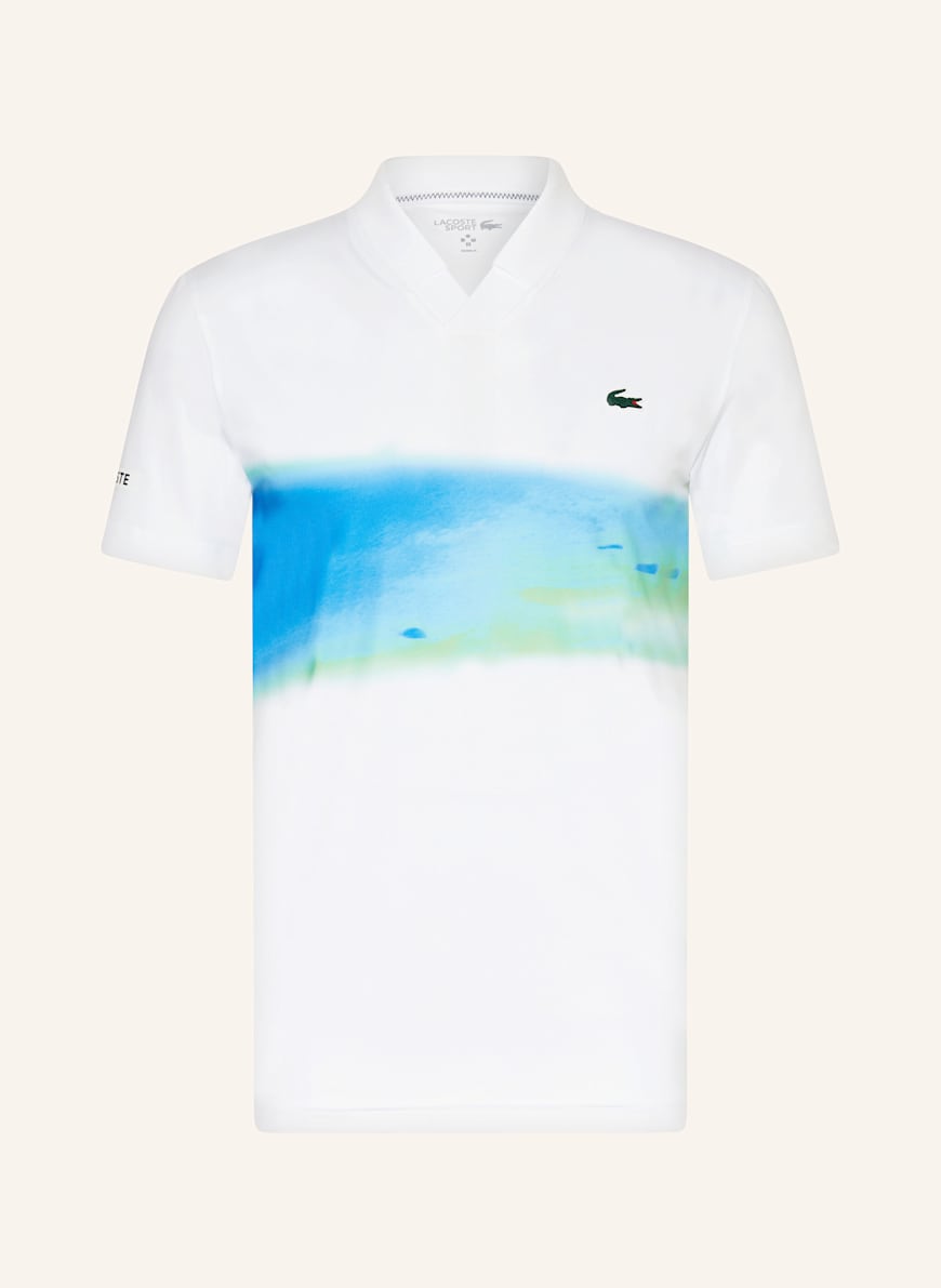 LACOSTE Funkcyjna koszulka polo kolor bia y