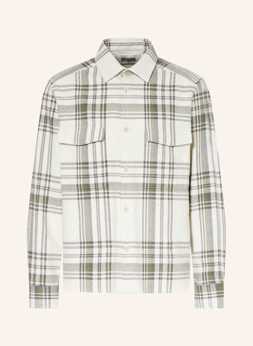 DRYKORN Overjacket GUNRAY: GRÜN/ GRAU/ WEISS