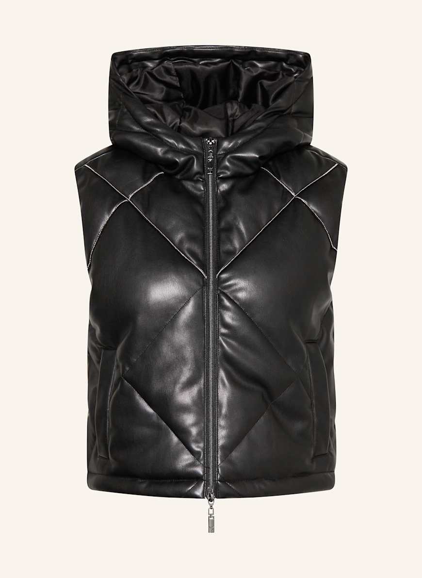 Faux Leather Zara Womens Puffer Vest Leather Zara Down Vest Zara