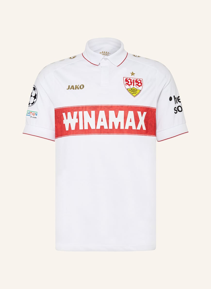VfB Stuttgart Home shirt VFB STUTTGART in white/ red/ gold