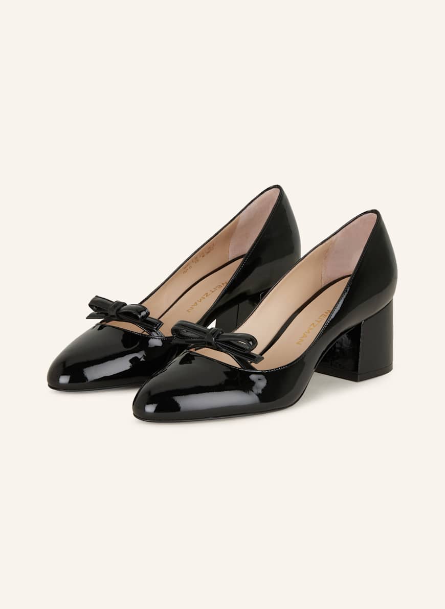 STUART WEITZMAN Lack-Pumps FELICITY 60: SCHWARZ