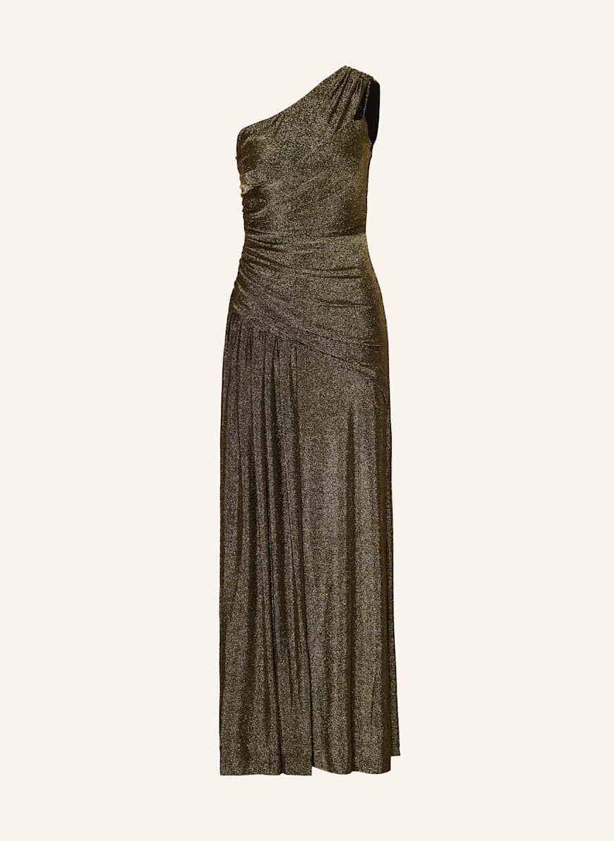 DIANE VON FURSTENBERG RAFAEL one-shoulder dress with glitter