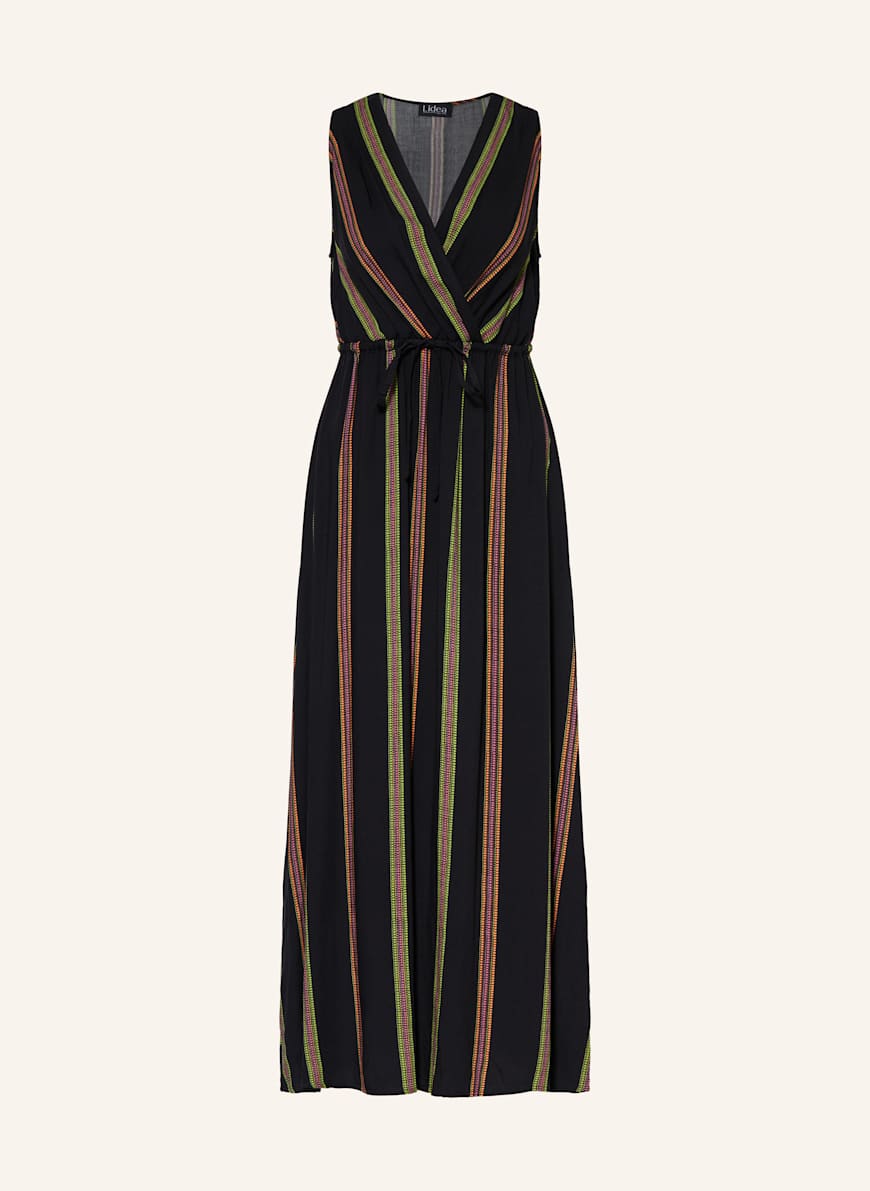 Lidea NEW MEXICO beach dress in black / light green / pink