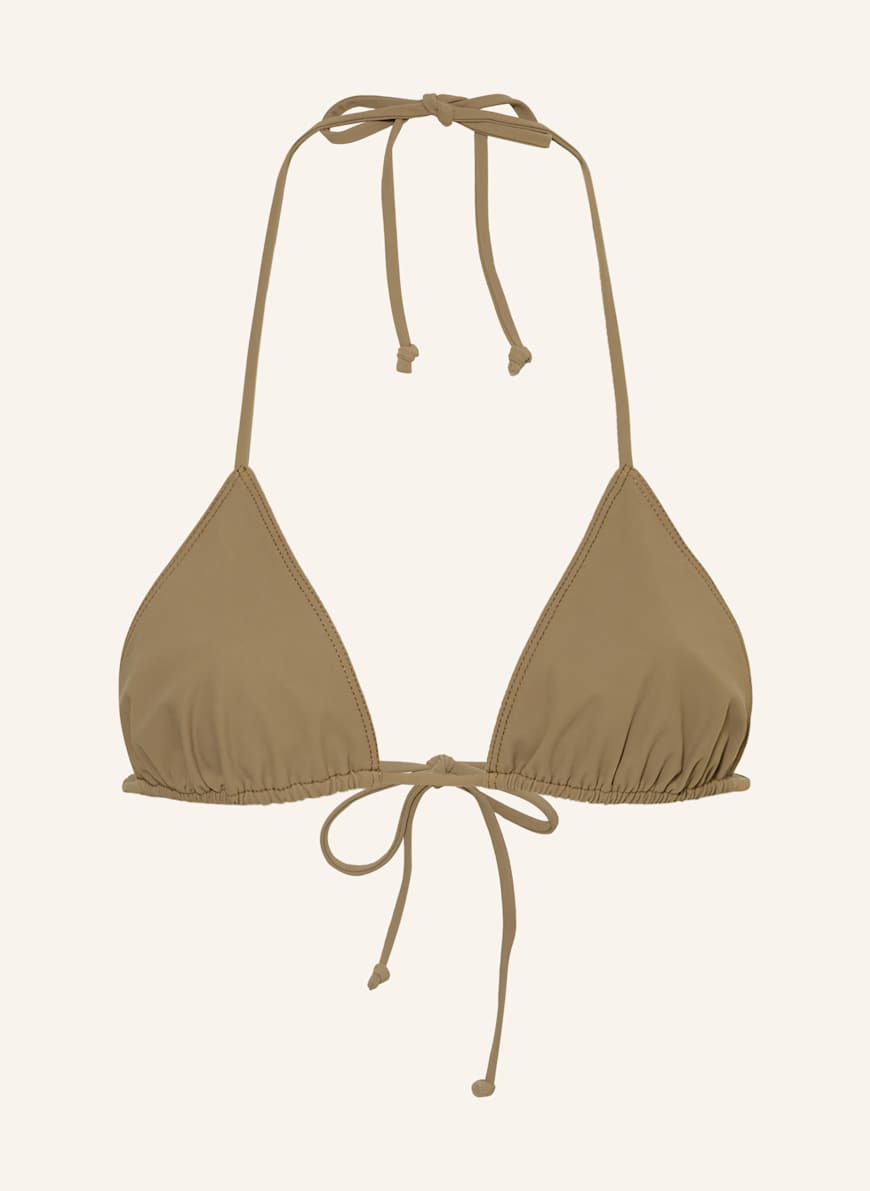 FAITHFULL THE BRAND Triangel Bikini Top SETE in khaki