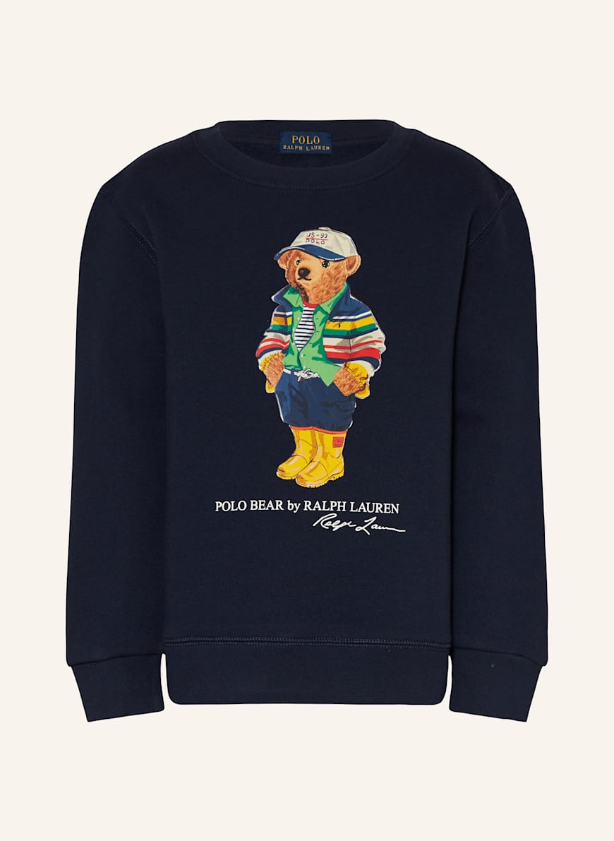 POLO RALPH LAUREN Sweatshirt in dunkelblau grun gelb