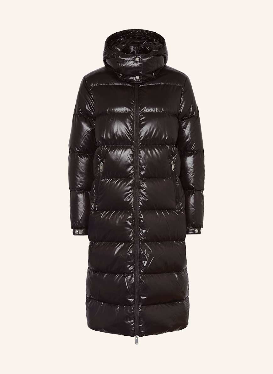 TOMMY HILFIGER Down jacket with removable hood: BLACK