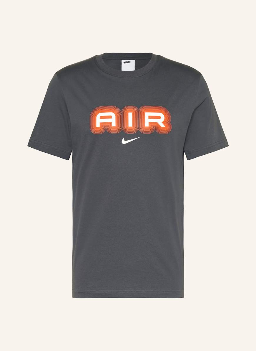 orange and gray nike shirt