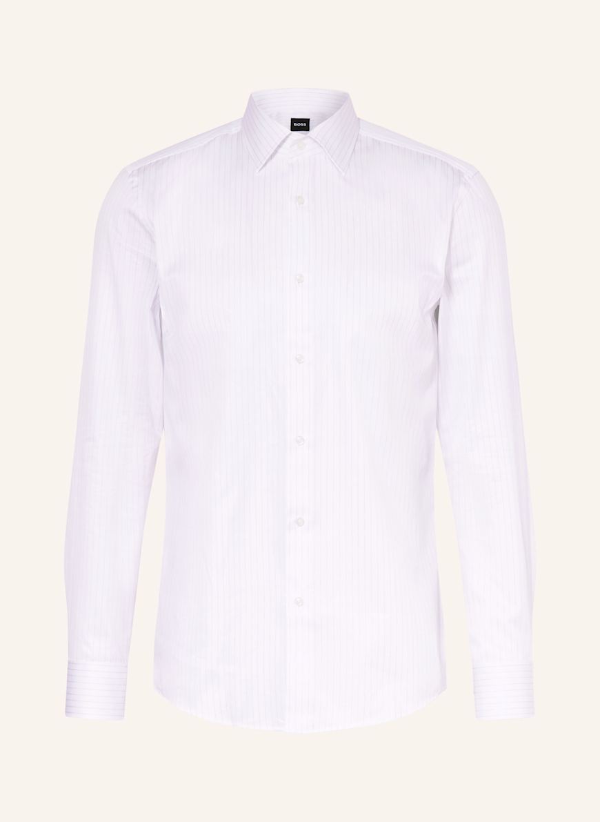 BOSS Shirt HANK slim fit in white