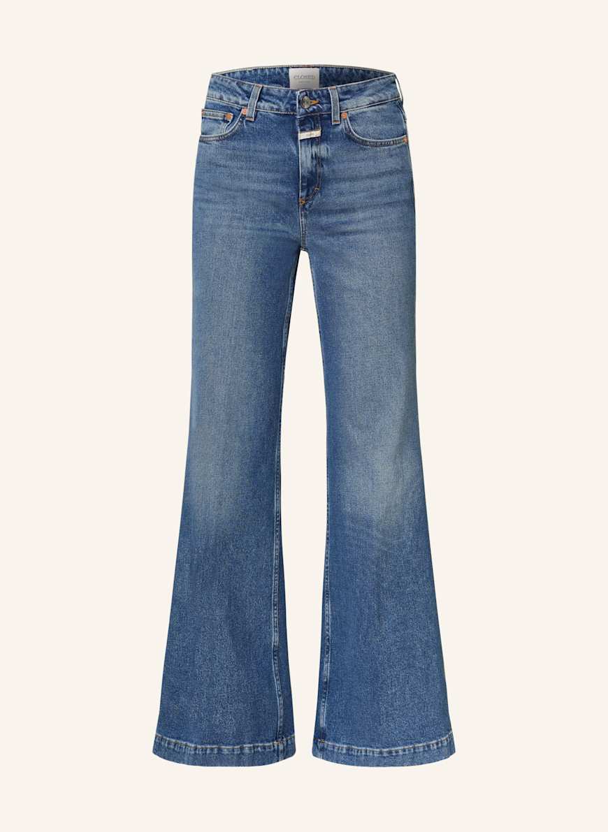 CLOSED Wide Leg Jeans GLOW-UP: MBL MID BLUE
