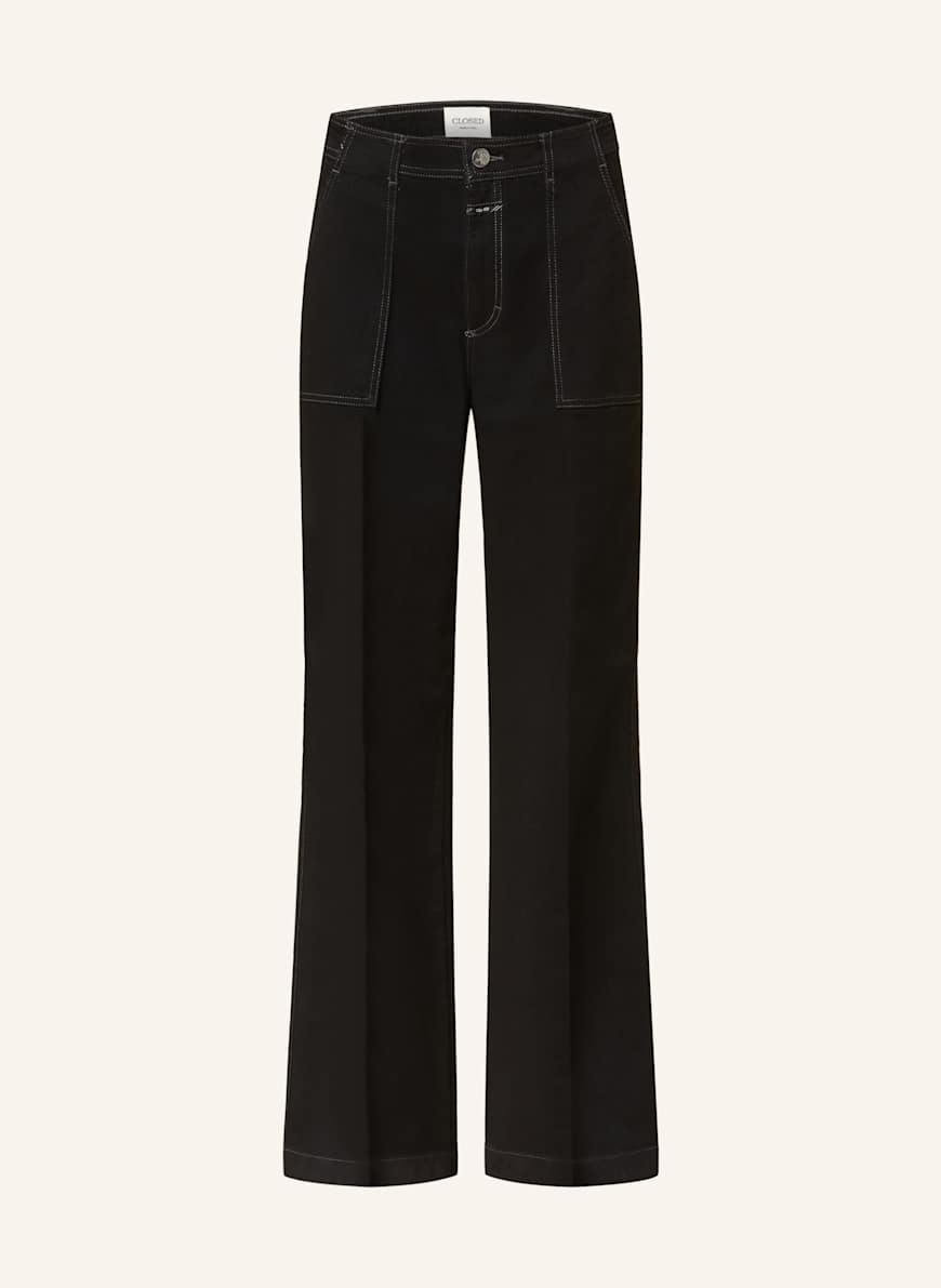 CLOSED Flared Jeans ARIA: 100 BLACK