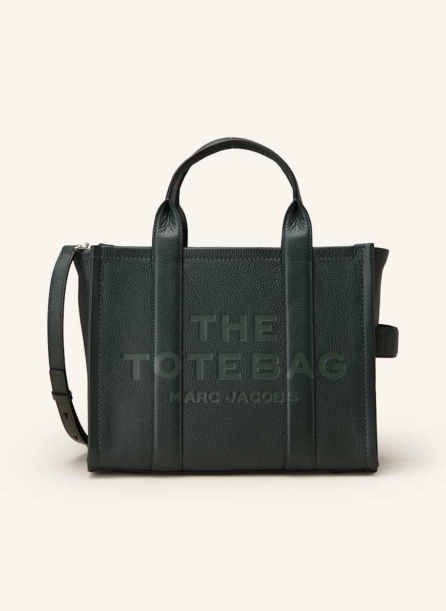 MARC JACOBS Shopper THE MEDIUM TOTE BAG: DUNKELGRÜN