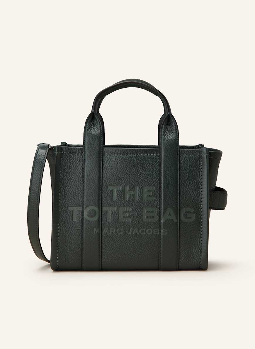 MARC JACOBS Handtasche THE SMALL TOTE BAG: DUNKELGRÜN