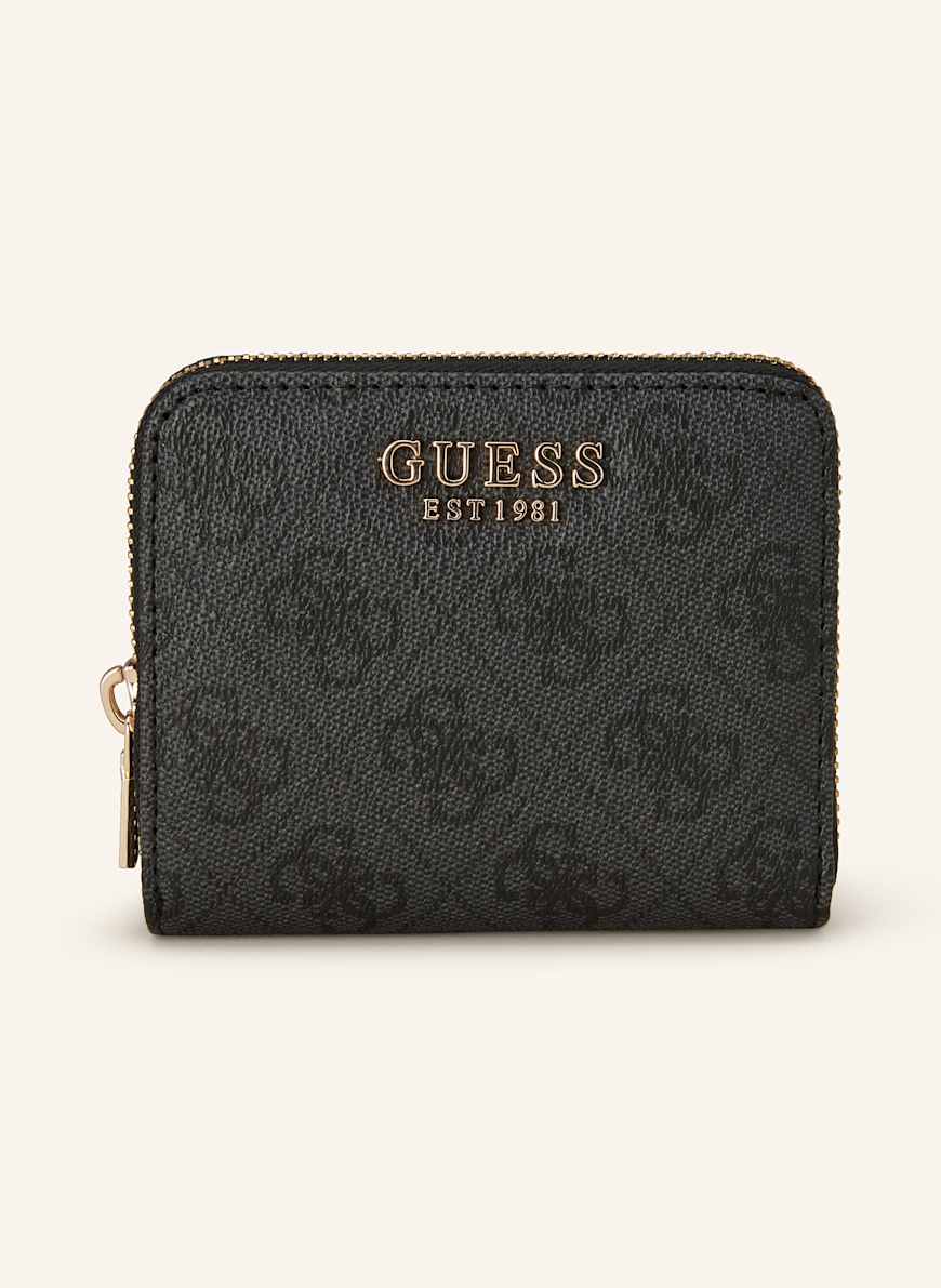 GUESS Geldbörse LAUREL: GRAU/ DUNKELGRAU