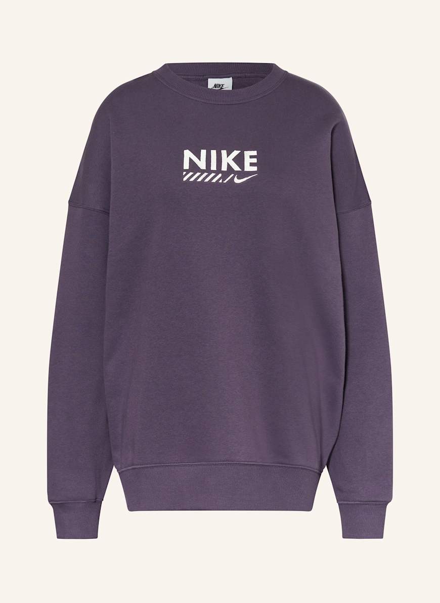 Nike Oversized-Sweatshirt SPORTSWEAR: LILA/ WEISS