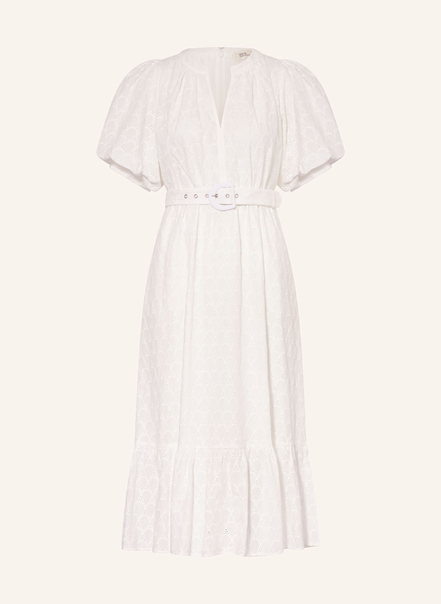 【DIANE VON FURSTENBERG】POLINA◆ホワイト ミディアムドレス DIANE VON FURSTENBERG POLINA dress in white