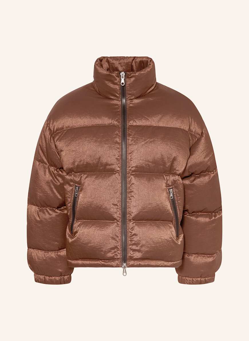 COLE BUXTON Down jacket in dark brown