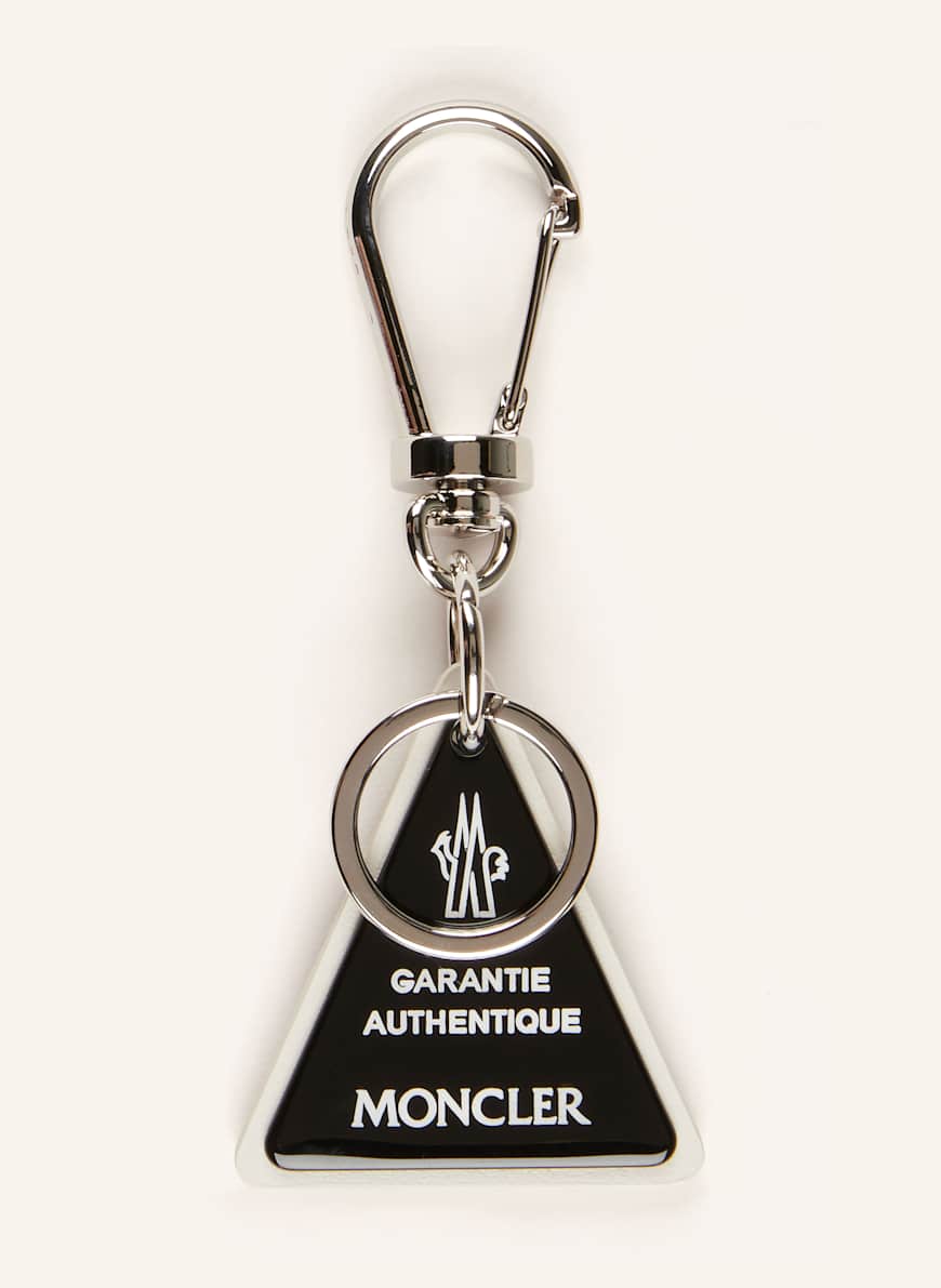 MONCLER Key ring in black