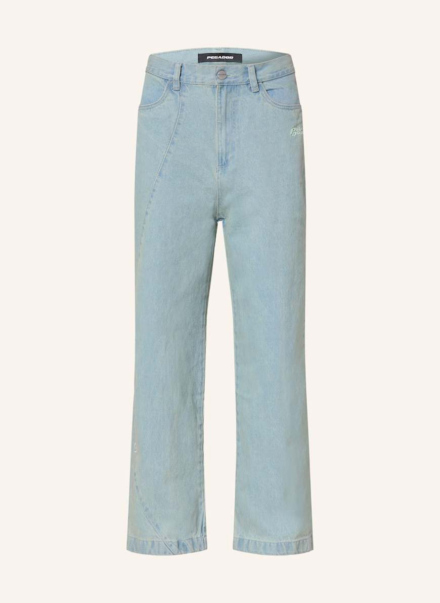 PEGADOR Jeans WACO Wide Baggy Fit in 082 sand washed blue