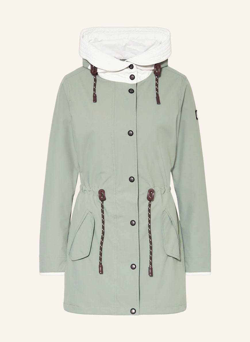 WELLENSTEYN Parka SOMMER: HELLGRÜN/ WEISS
