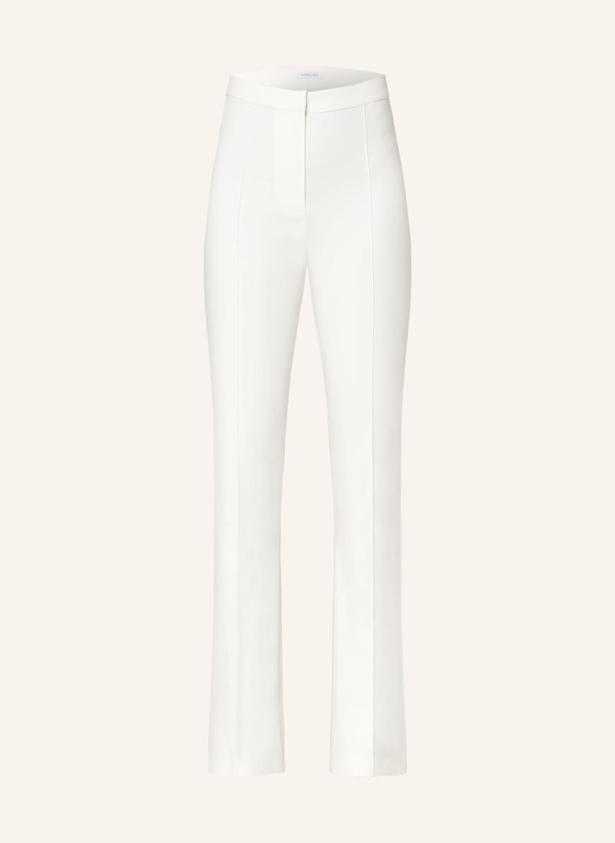 White crepe trousers on sale