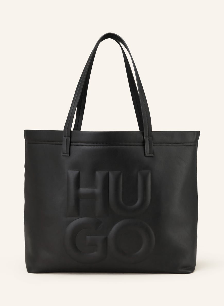 HUGO Shopper BEL with pouch in black