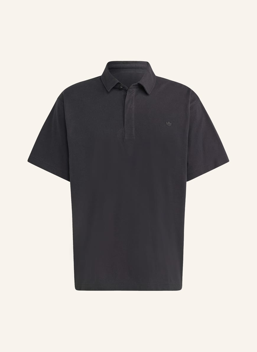 adidas Originals Pique Poloshirt in schwarz