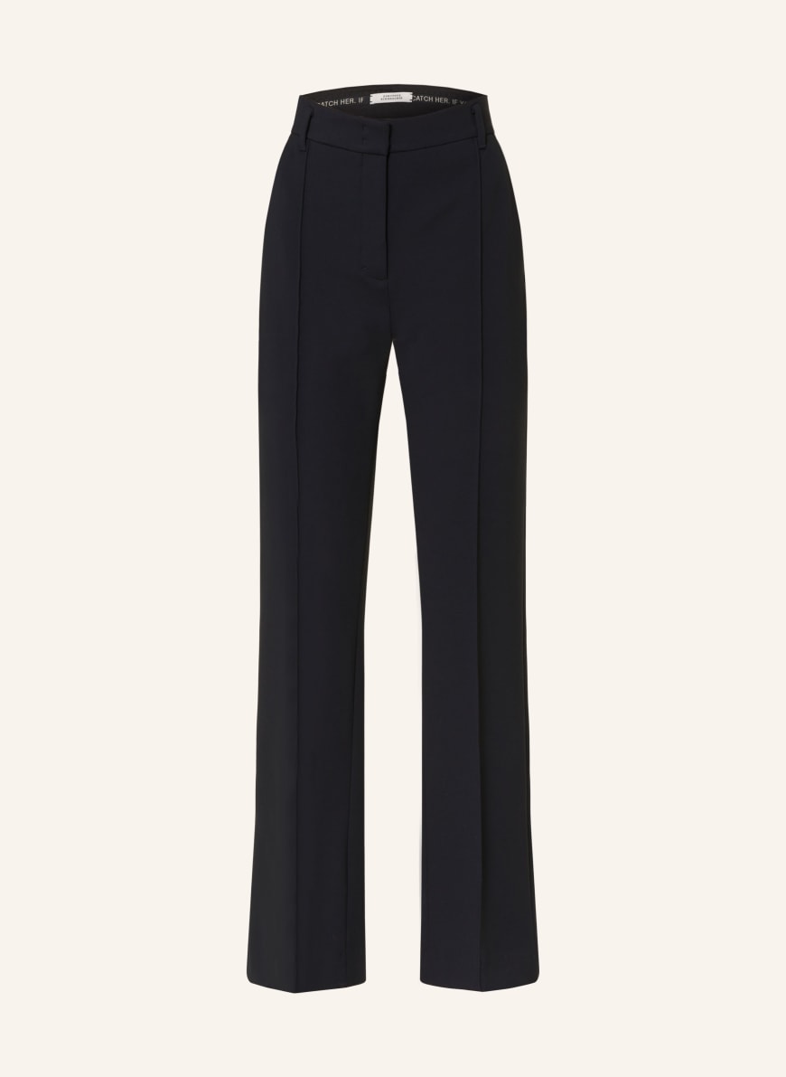 DOROTHEE SCHUMACHER Marlenhose EMOTIONAL ESSENCE aus Jersey: DUNKELBLAU