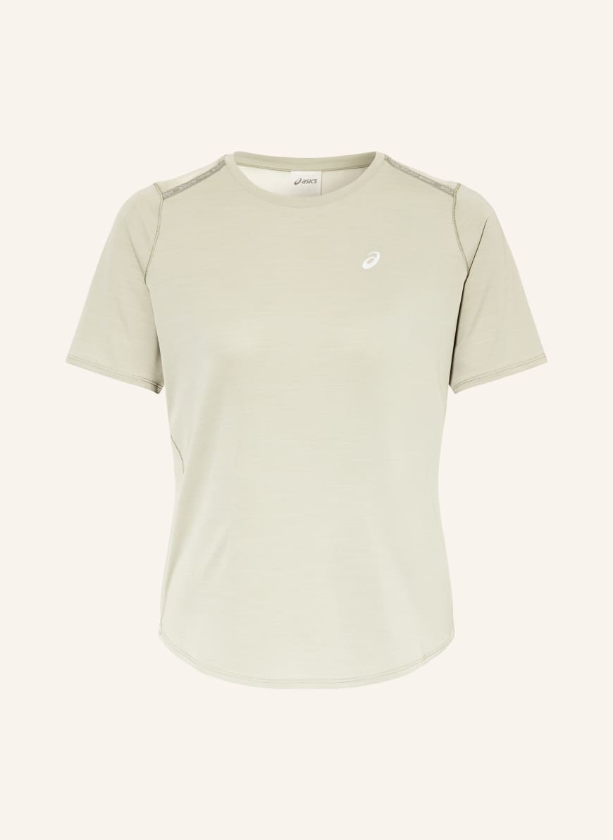 Asics t shirt beige new arrivals