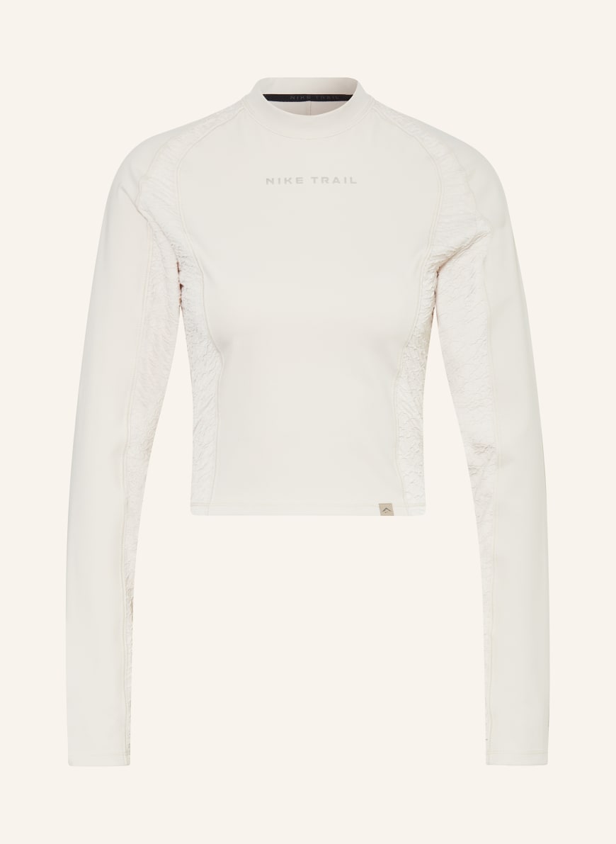 Nike Running shirt DRI-FIT TRAIL in cream