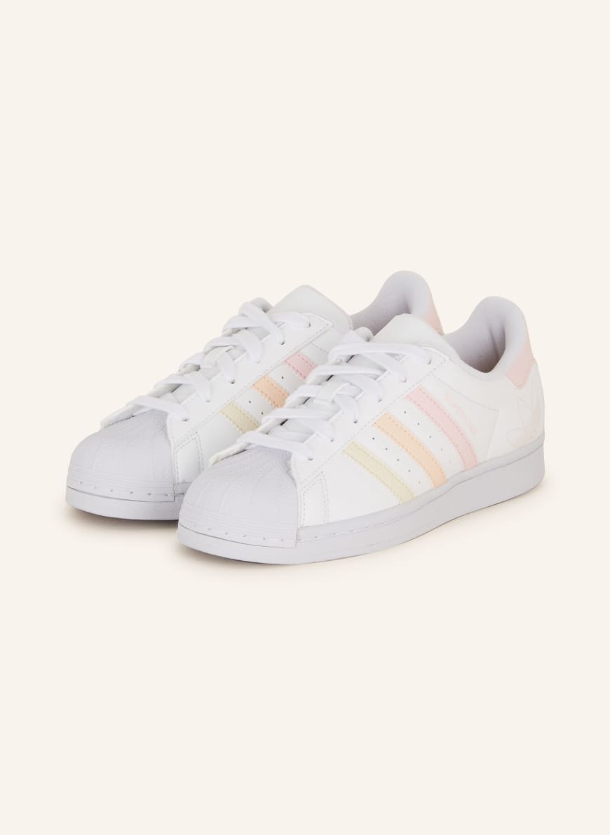 Adidas superstar rosa weiß discount