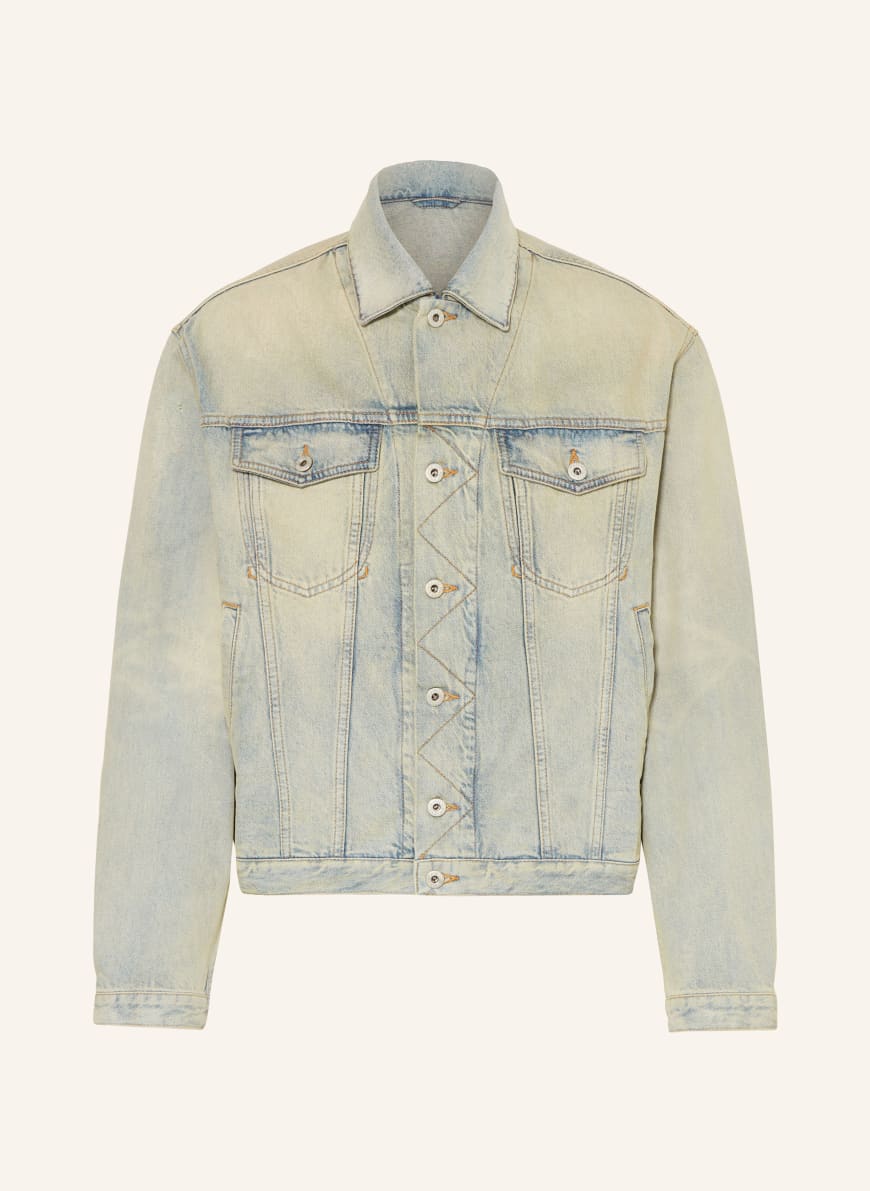 KENZO Jeansjacke: HELLBLAU/ HELLGELB