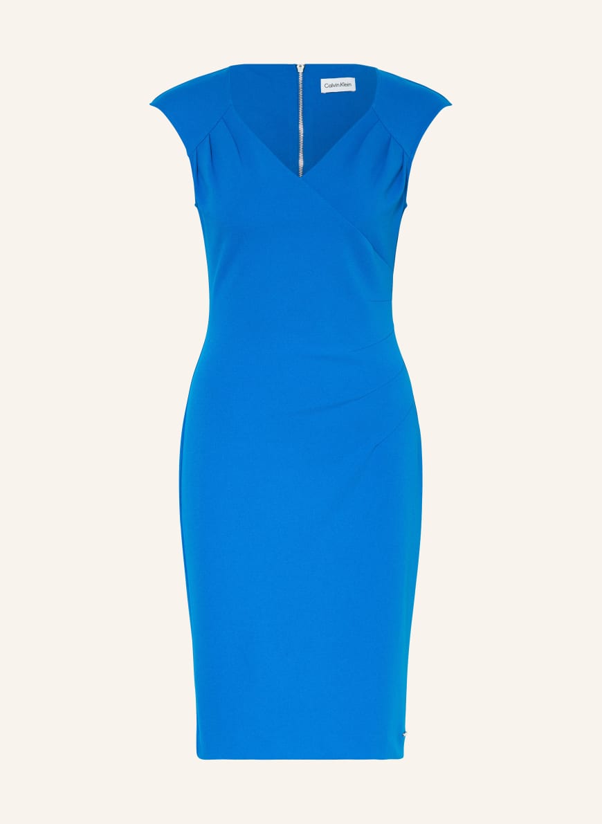 Calvin klein sheath dress top blue