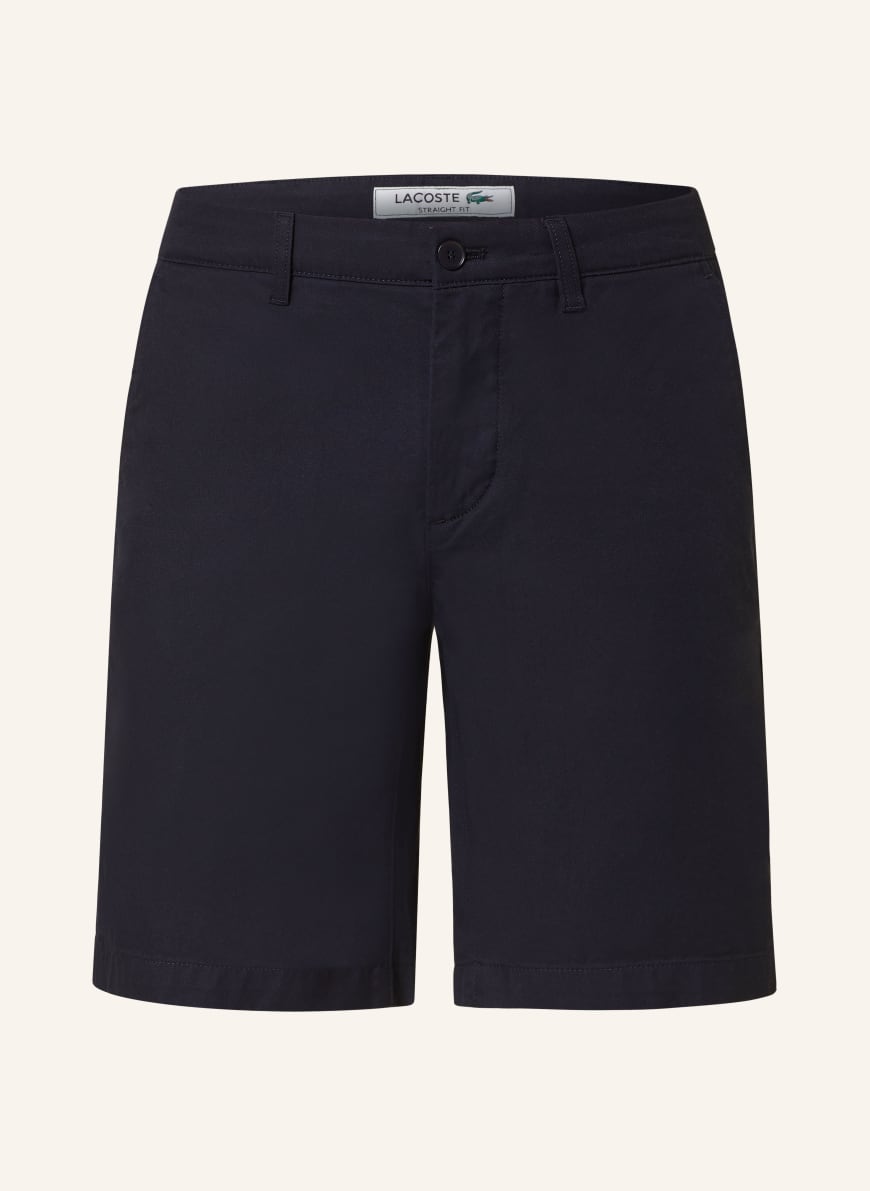 LACOSTE Shorts Straight Fit in dunkelblau