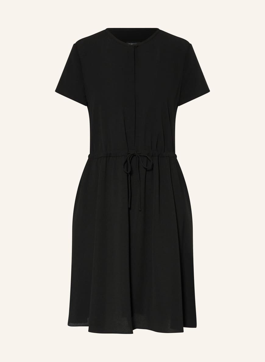backless long black dress Black Off Shoulder Long Sleeve Scrunch Butt Open Back Midi Dress Small main image 0