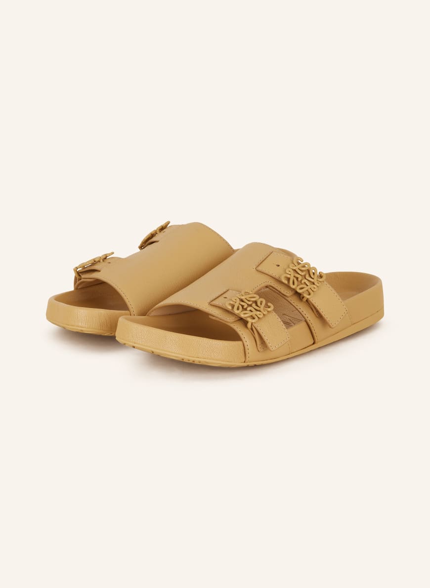 LOEWE Pantoletten EASE: HELLBRAUN