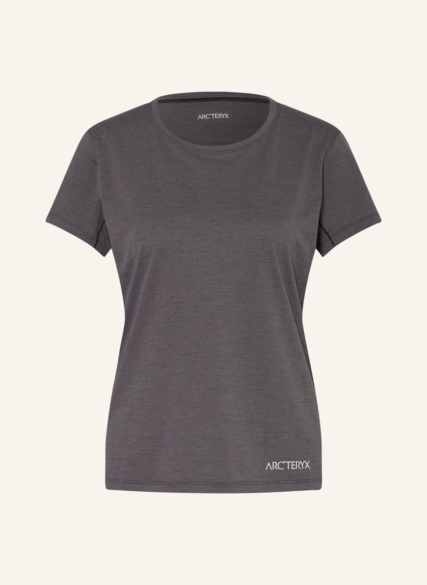 ARC'TERYX T-shirt TAEMA ARC'BIRD in dark gray/ light gray