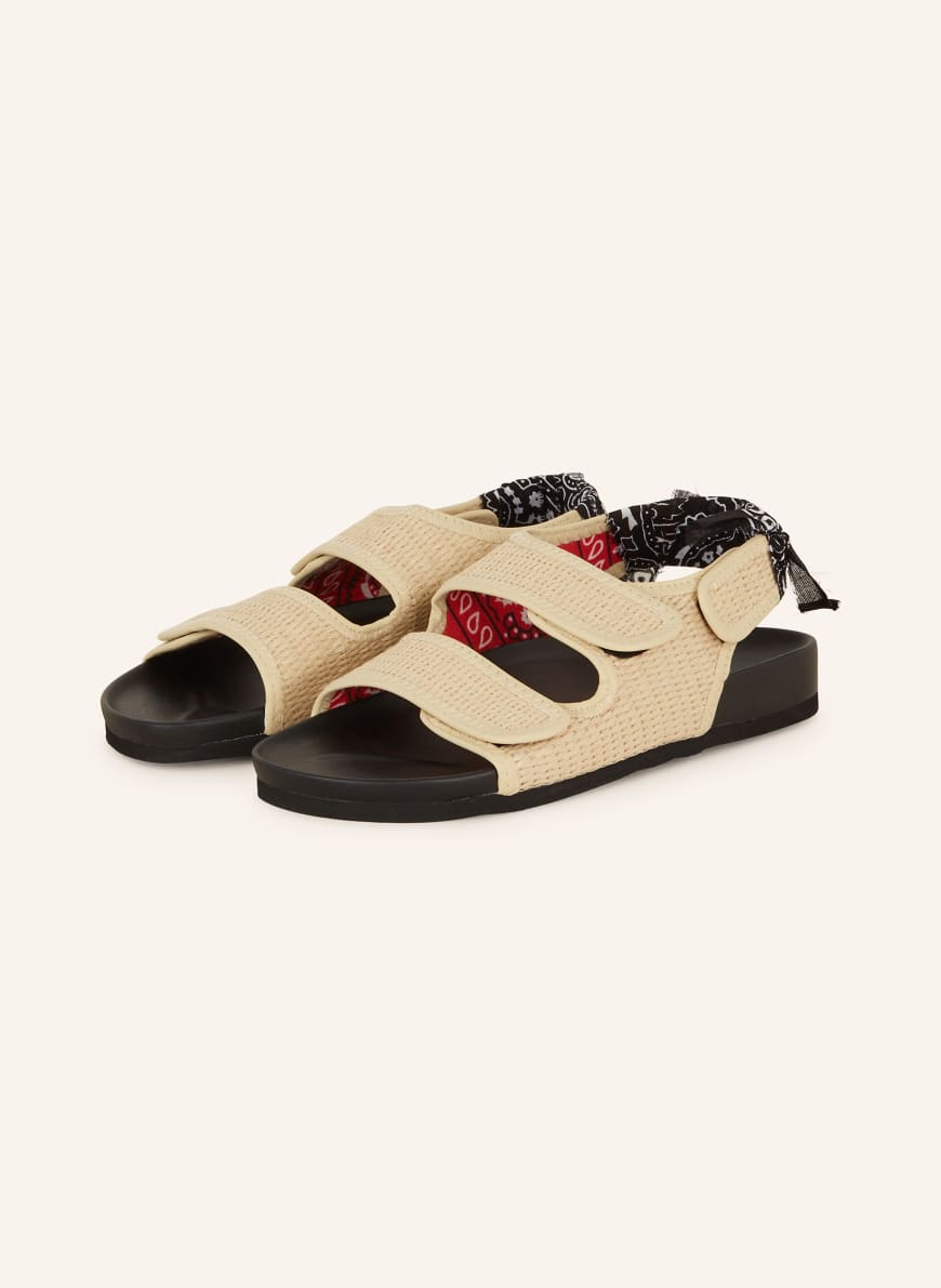 Bassike padded on sale double strap sandal