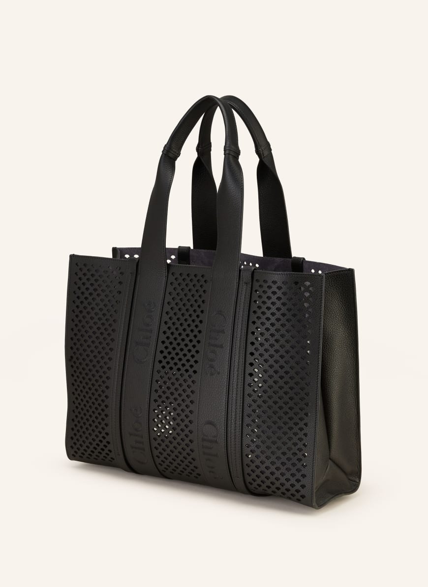 Chloe Shopper WOODY in schwarz