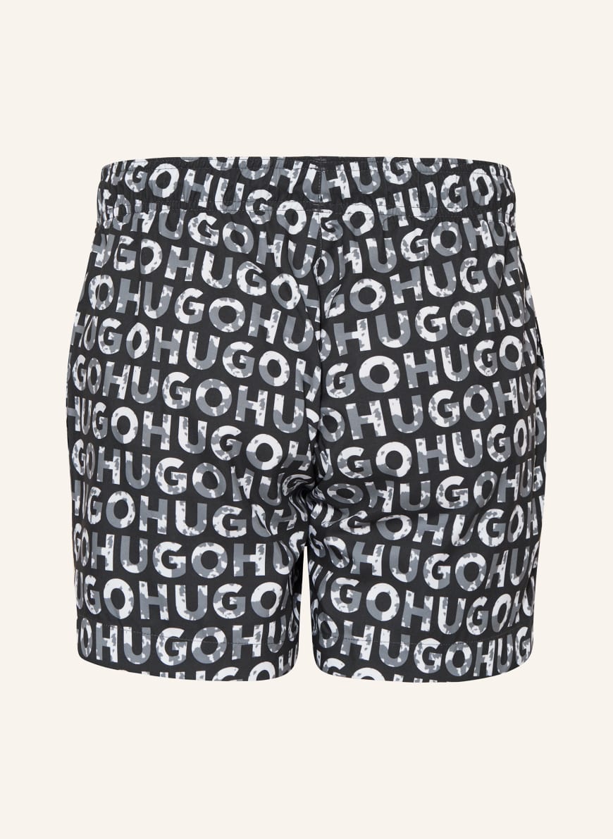 White hugo boss swim shorts on sale