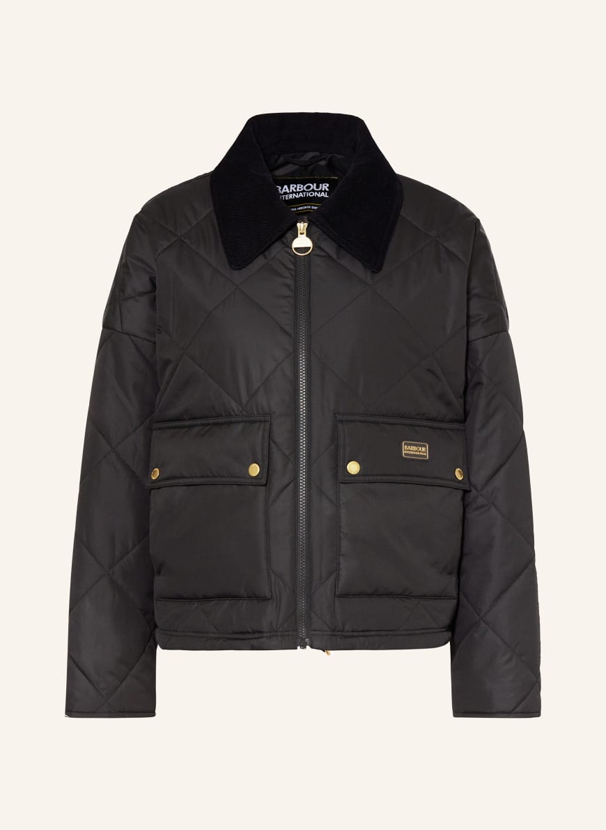 Barbour International Laia キルトジャケット BARBOUR INTERNATIONAL Quilted jacket LAIA in black
